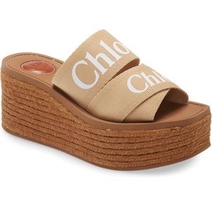 Chloe Woody Platform Wedge size 37